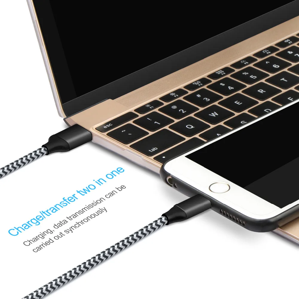 Tecknet 5V2. 4A USB кабель для iPhone X 8 7 6 плюс S 5S 5C SE кабели быстрой зарядки синхронизации