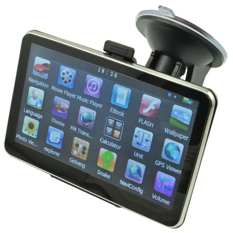 GPS навигатор Sat Nav 5 дюймов Bluetooth 128M/8GB новая карта WinCE 6 0 FM MP4|mp4 sell|gps industrialmp4 cd |