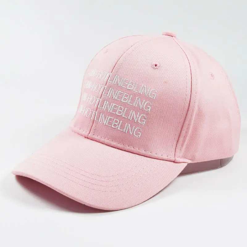 Розовая бейсболка с надписью вышитые хлопковые спортивные кепки Snapback можно