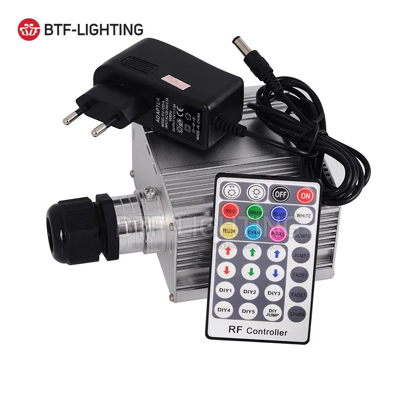 12 Вт RGBW светодиодный волоконно-оптический двигатель машинный привод CREE чип с 28key