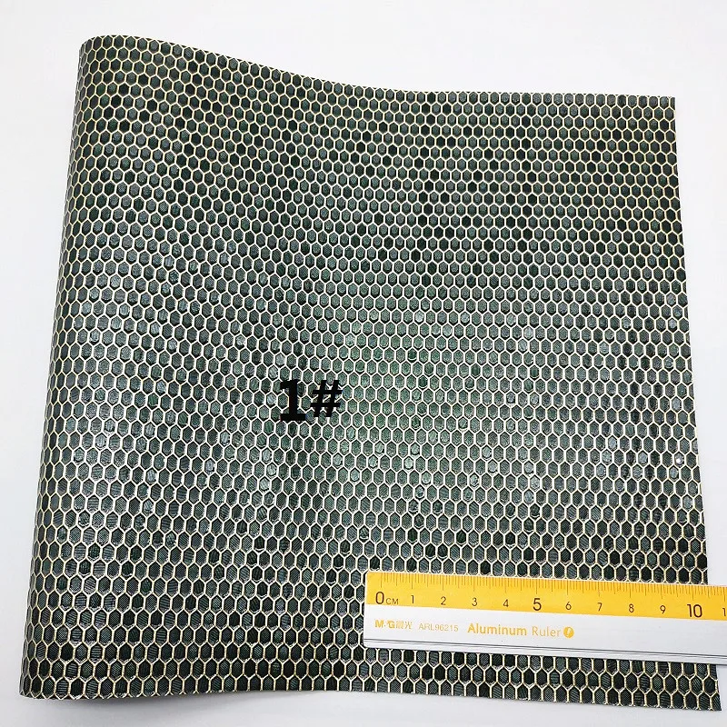 1 1 шт. 21X29 см синтетический Letaher, Cuero Sintetico искусственная кожа тисненый медовый гребень кожа для изготовления бантов аксессуары 4S13A - Цвет: 1