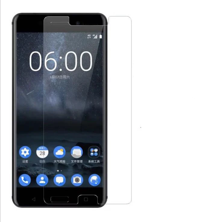 Для Nokia 7 8 9 прозрачное закаленное стекло для 2 3 5 6 Защитная пленка экрана 9H 2.5D 0 26 мм