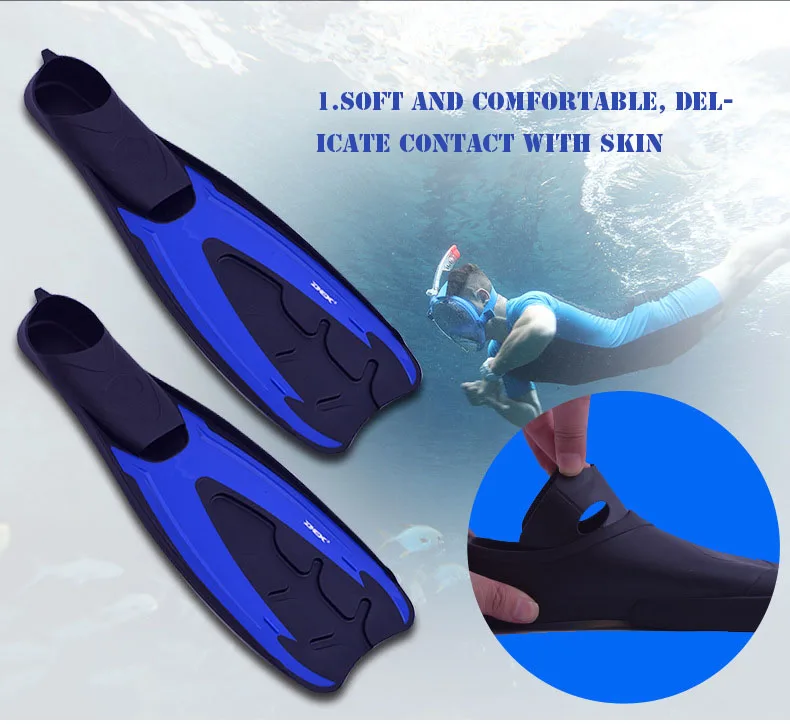 DEX 2019 новый стиль плавательных плавников для плавания ласты тропа плавники
