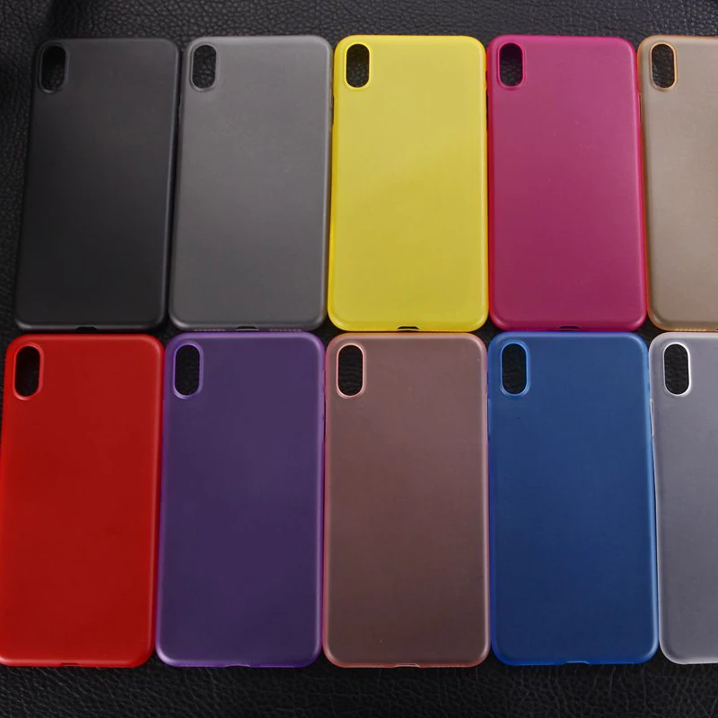 Матовый чехол для iPhone Xs Max Xr ТПУ Мягкий силиконовый X 8 7 плюс 6 s 5 5S ультра тонкий