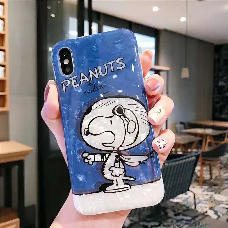 Sdreefge Fashion Seashell Texture Cartoon Animal Phone Case For iphone XS MAX X XR 8 6s 6 7 plus Back Cover |