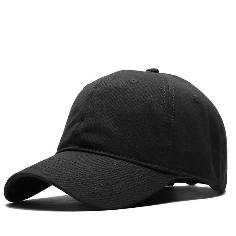cotton black Мужская кепка большого размера, летняя мужская кепка, сетчатая Кепка, Мужская кепка, быстро сохнет, s M 55-60 см L 60-65 см - Цвет: cotton black