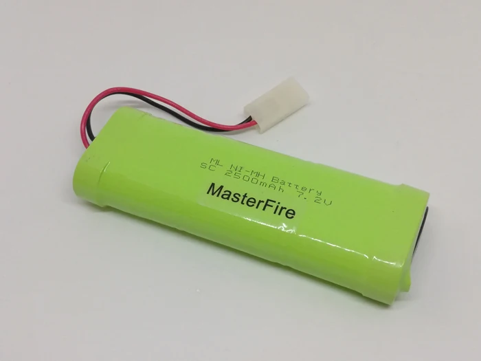 

MasterFire New Original 7.2V 2500mAh 6x SC Ni-MH RC Rechargeable Battery Batteries Pack for Helicopter Robot Car Toys with Plug