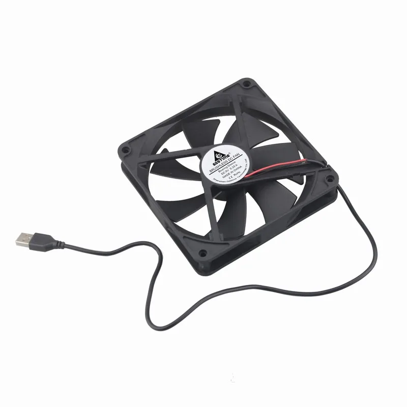 Gdstime 1 шт. DC 5V 14025s USB питание 140x140x25 мм процессор компьютер чехол охлаждающий