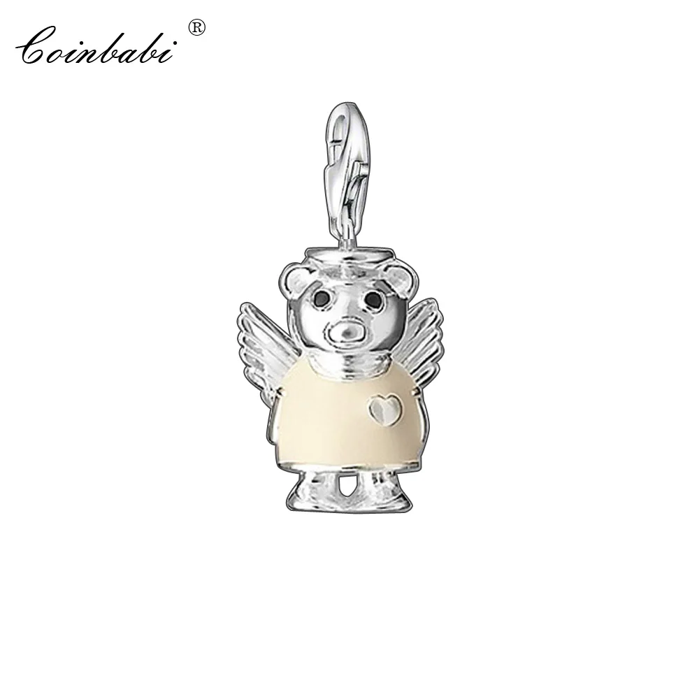 Подвеска с подвеской Медвежонок Angel 2018 модные ювелирные изделия натуральный