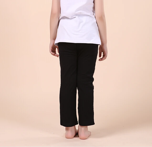 Черные леггинсы с блестками черные блестящие штаны для девочек малышей