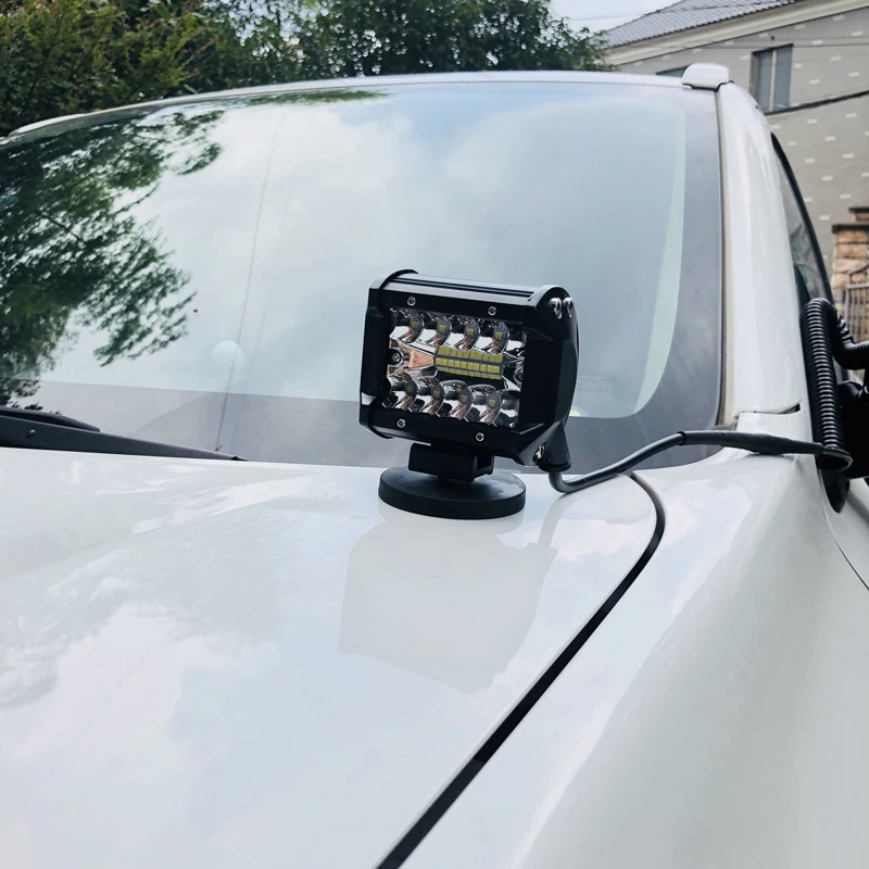 60 Вт комбинированный точечный/заливающий луч Светодиодная панель магнитный