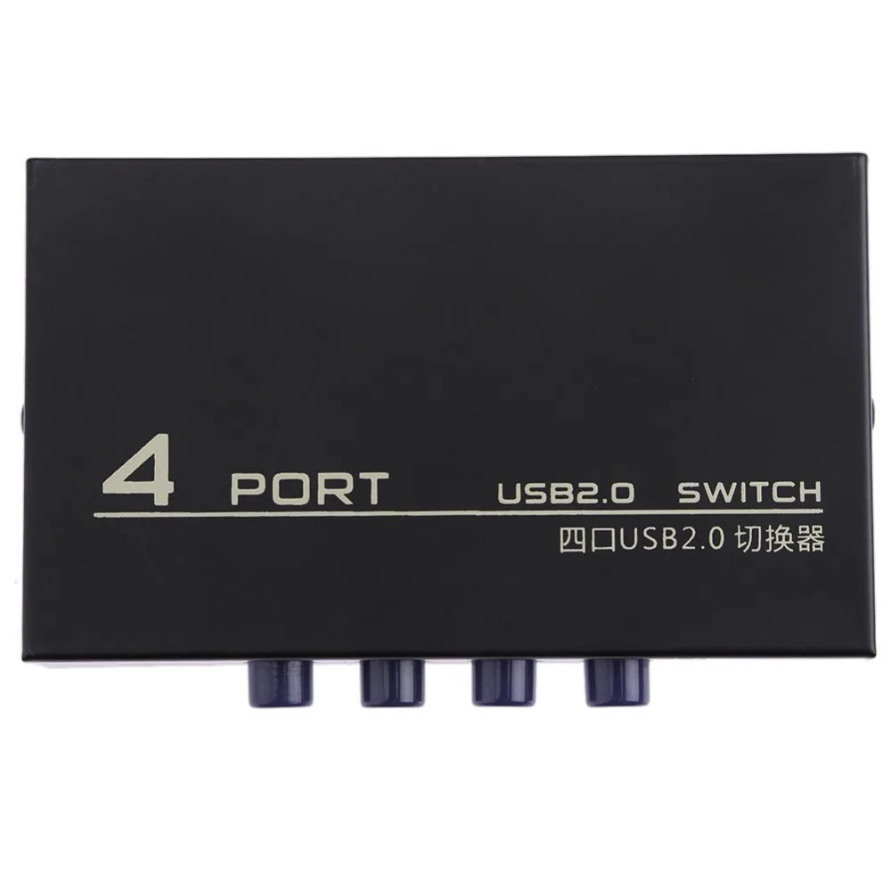 4 порта USB 2 0 коммутатор для ПК сканера принтера|KVM-переключатели| |