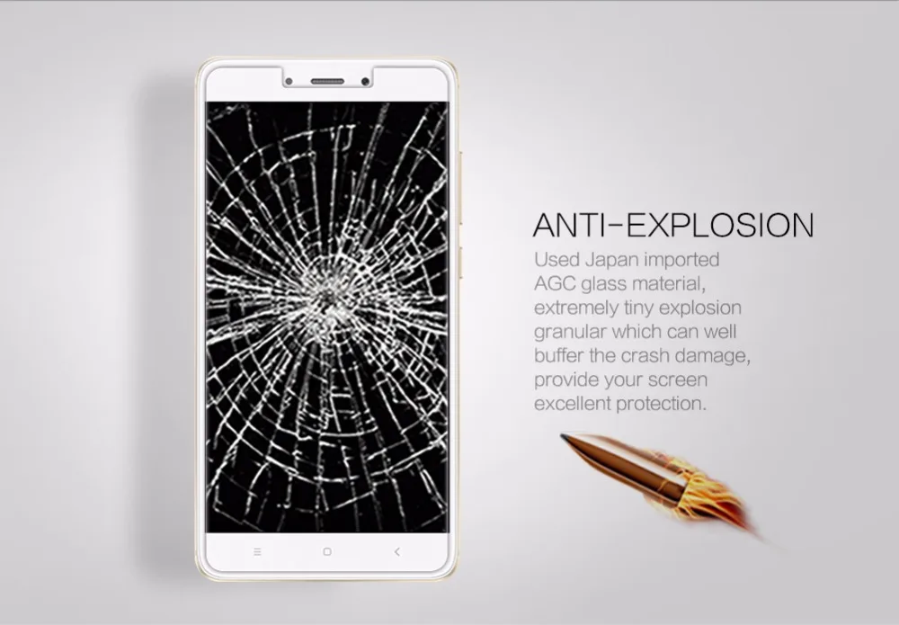 Для Xiaomi Redmi Note 4x Nillkin H + Pro 2.5 D круглый край 0.2 мм закаленное Стекло Экран протектор
