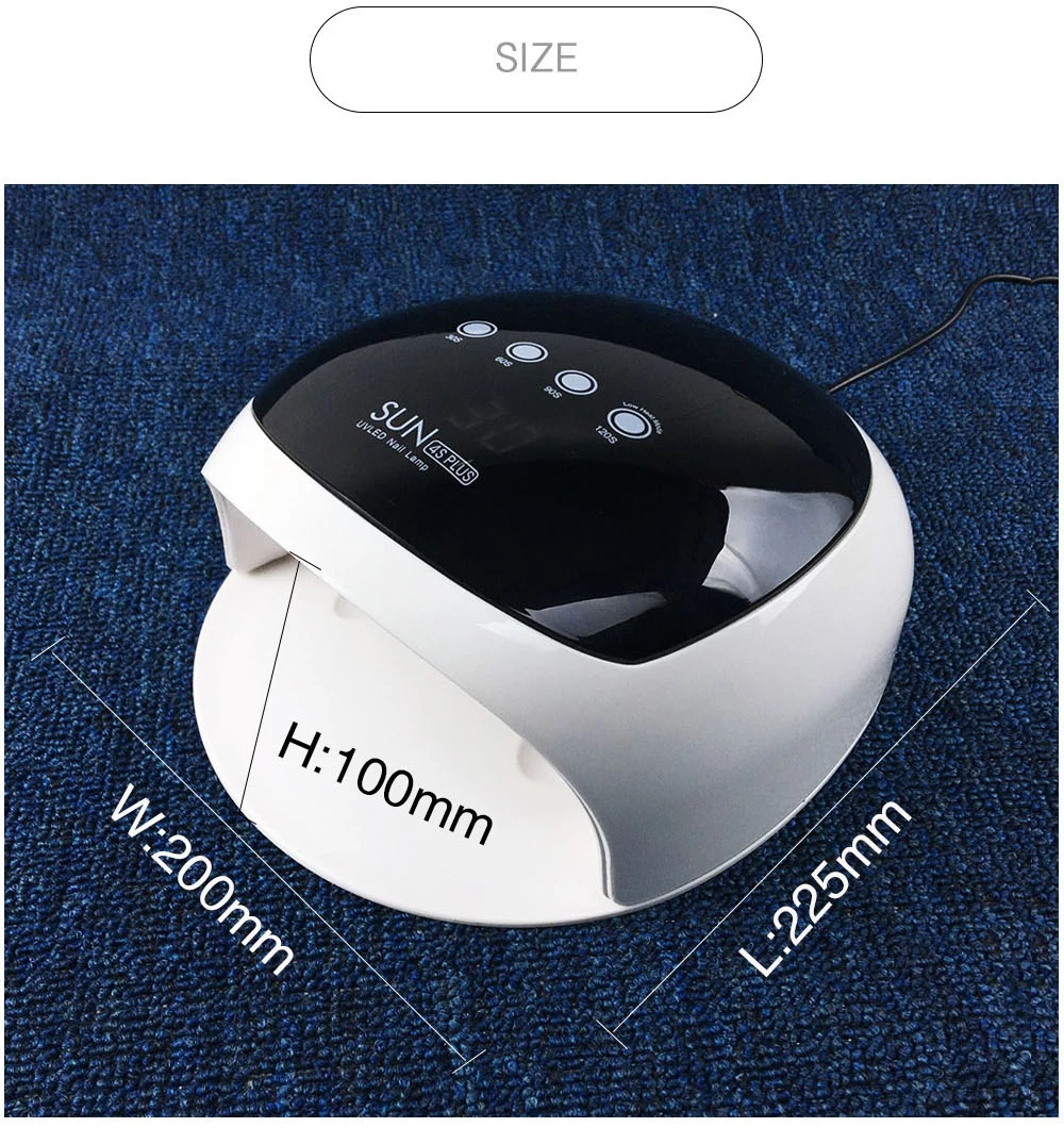 Солнце 52 Вт УФ светодио дный лампы ногтей сушилка ноготь Ногти Гель-лак леча