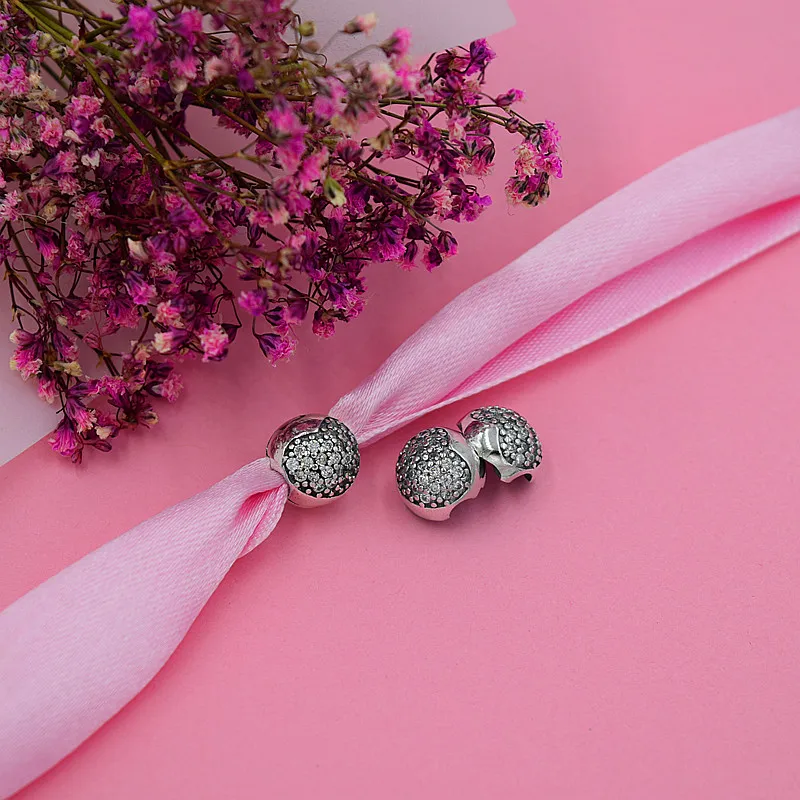 Yanxizao 2018 новые серебряные 925 европейские бусины-подвески с фианитами Fit Pandora стиль
