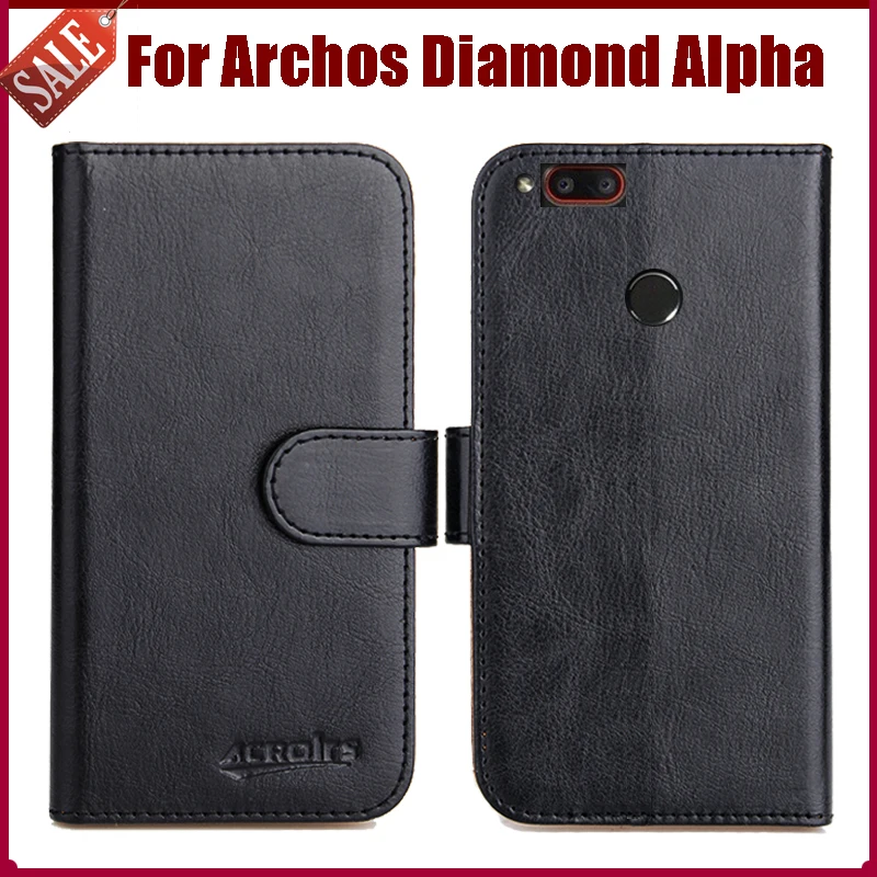 

Горячая распродажа! Чехол-книжка для телефона Archos Diamond Alpha, 6 цветов