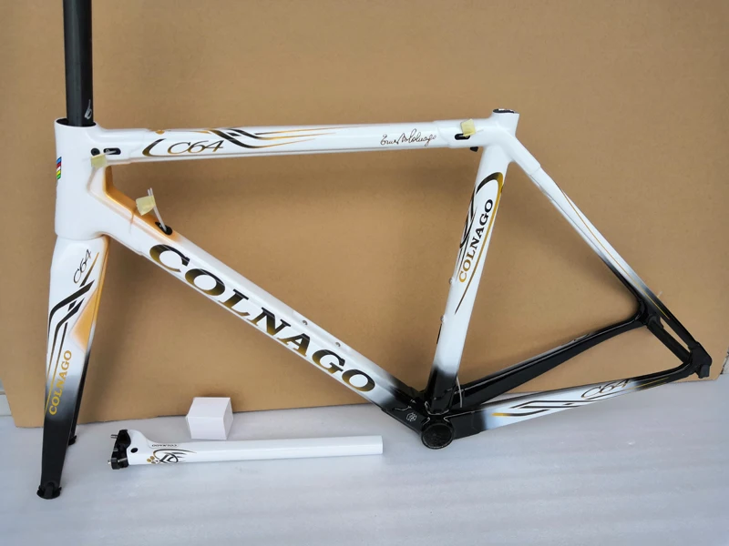 Новое поступление T1100 UD матовый-глянцевый черный красный Colnago C64 карбоновая рама для дорожного велосипеда с 12 цветами на выбор