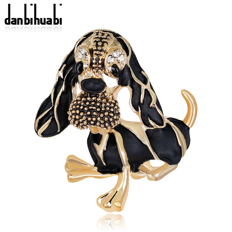 Danbihuabi новые Дизайн модные милые собаки животные брошь для Для женщин мужчин