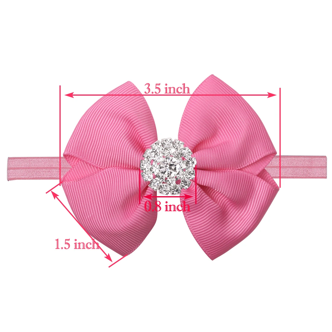 Банты Детские корсажные со стразами 25 шт./Лот 3 5 дюйма|hair bows|boutique hair bowsbow bow |