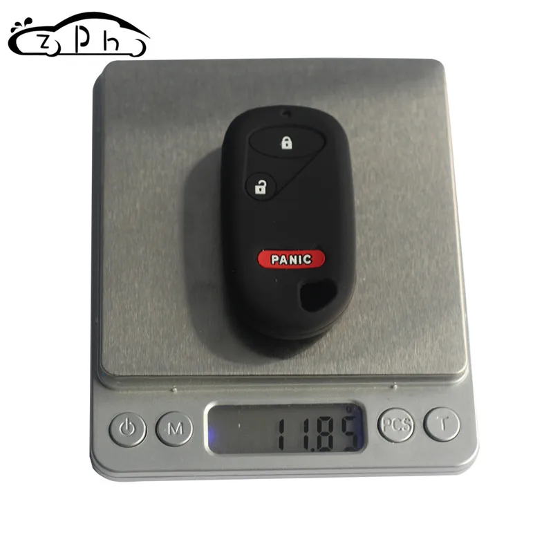 3 кнопки 2 + 1 Тревожная Силиконовая задняя крышка для Honda Civic Accord vision Pilot 2001 - 2005