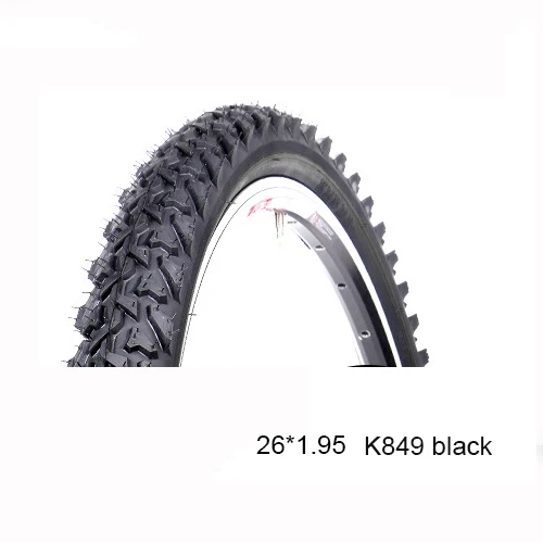 k849 Black MTB велосипедные шины 26*1,5/26*1,95 шины для горного велосипеда износостойкие черные шины для путешествий/городских/гибридных шин Аксессуары для велосипеда - Цвет: k849 Black