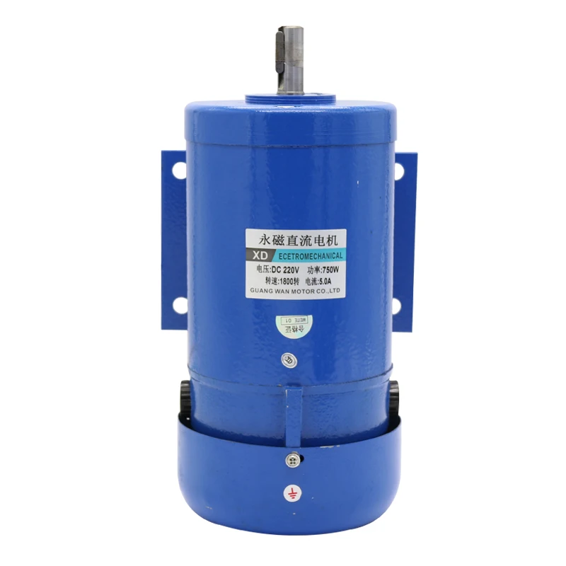 220V DC permanent magnet motor 750W high power 1800 turn high speed motor speed forward and reverse cutting motor