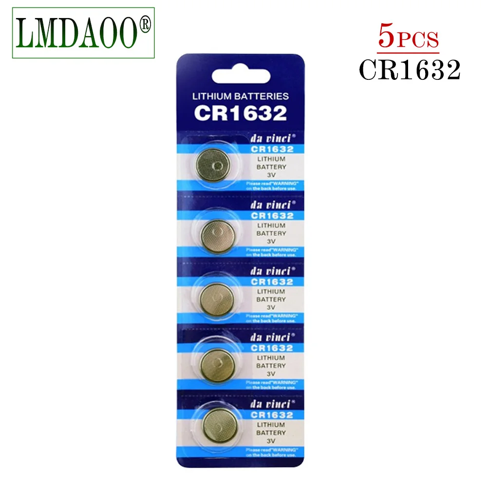 Кнопочная батарейка для часов CR1632 LM1632 BR1632 ECR1632 3 в литиевая 5 шт. EE6224 | Электроника