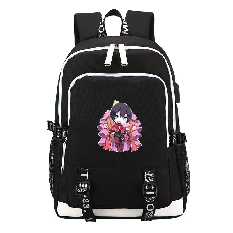Noragami Yato рюкзак с принтом, водонепроницаемый женский рюкзак, usb зарядка, рюкзак для ноутбука, брезентовые школьные сумки для девочек-подростков - Цвет: 4
