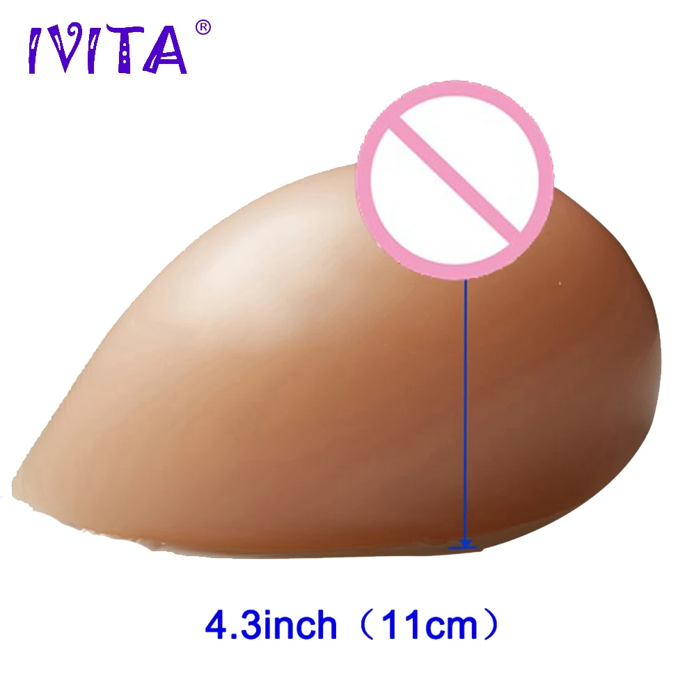 IVITA 2400 г реалистичные силиконовые искусственные формы груди для Трансвестит