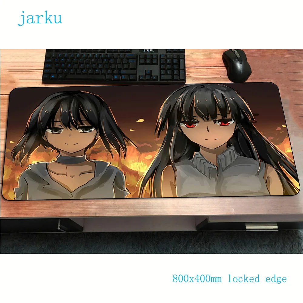 Коврик для мыши akame ga kill 800x400x2 мм игровой коврик аниме гаджет офисный ноутбука