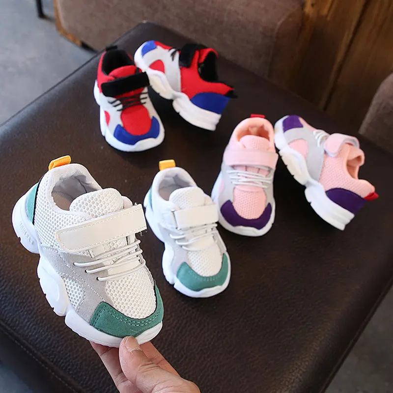 Для мальчиков и девочек повседневная обувь 1-6Years маленьких универсальные легкие