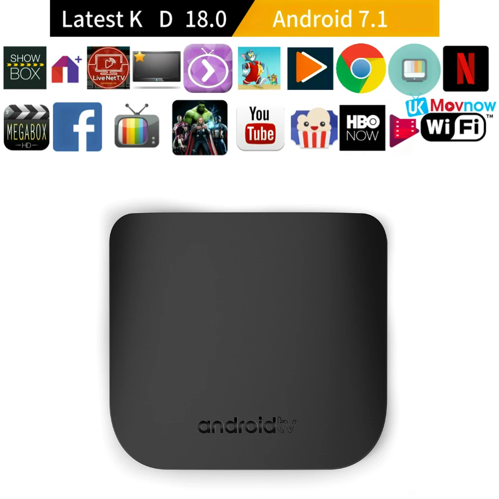 2018 Новый M8S плюс W Android ТВ коробка последняя KD 18 0 7 1 ГБ Оперативная память 8