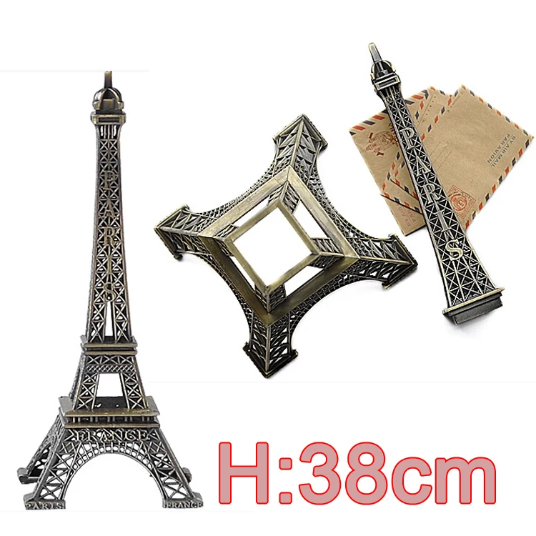 

Статуэтка Парижской Эйфелевой башни, бронзовый тон, большой размер 38 см