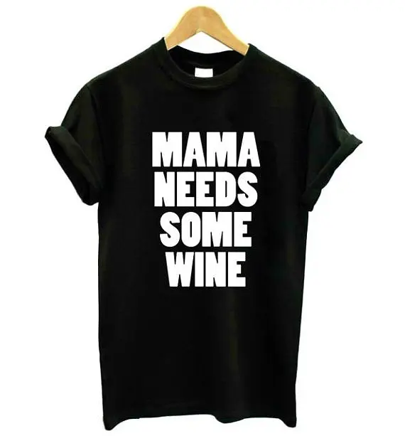 Skuggnas мама нуждается в каких-то футболках вино влюбленные рубашки мамы футболки вино топы для влюбленных подарок для женщин топы высокое качество футболка Прямая поставка