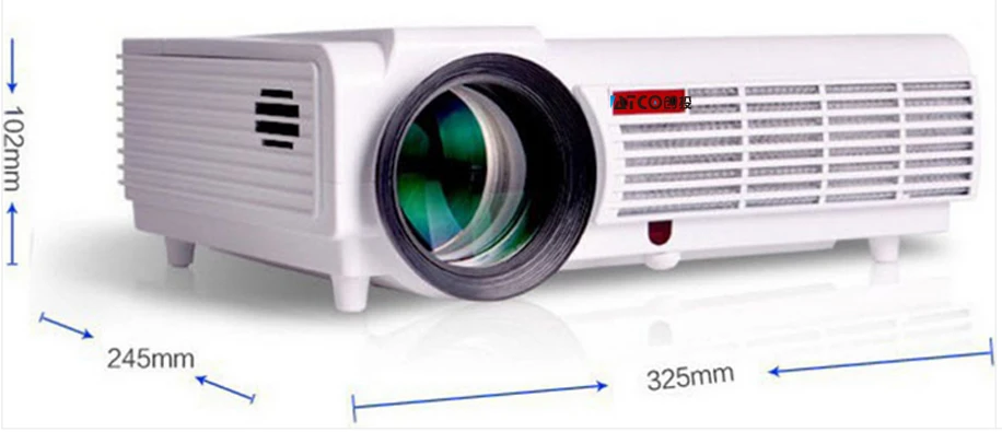 Led96 1280*800 LCD LED ТВ проектор для домашнего кинотеатра cinema кино проекторы 5500 люмен