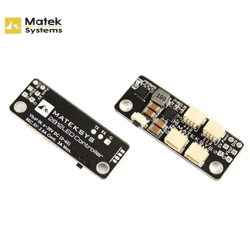 Система управления светодиодами Matek 2812 ler 2 6S светодиодный модуль с 5V BEC / 2812LED Control и