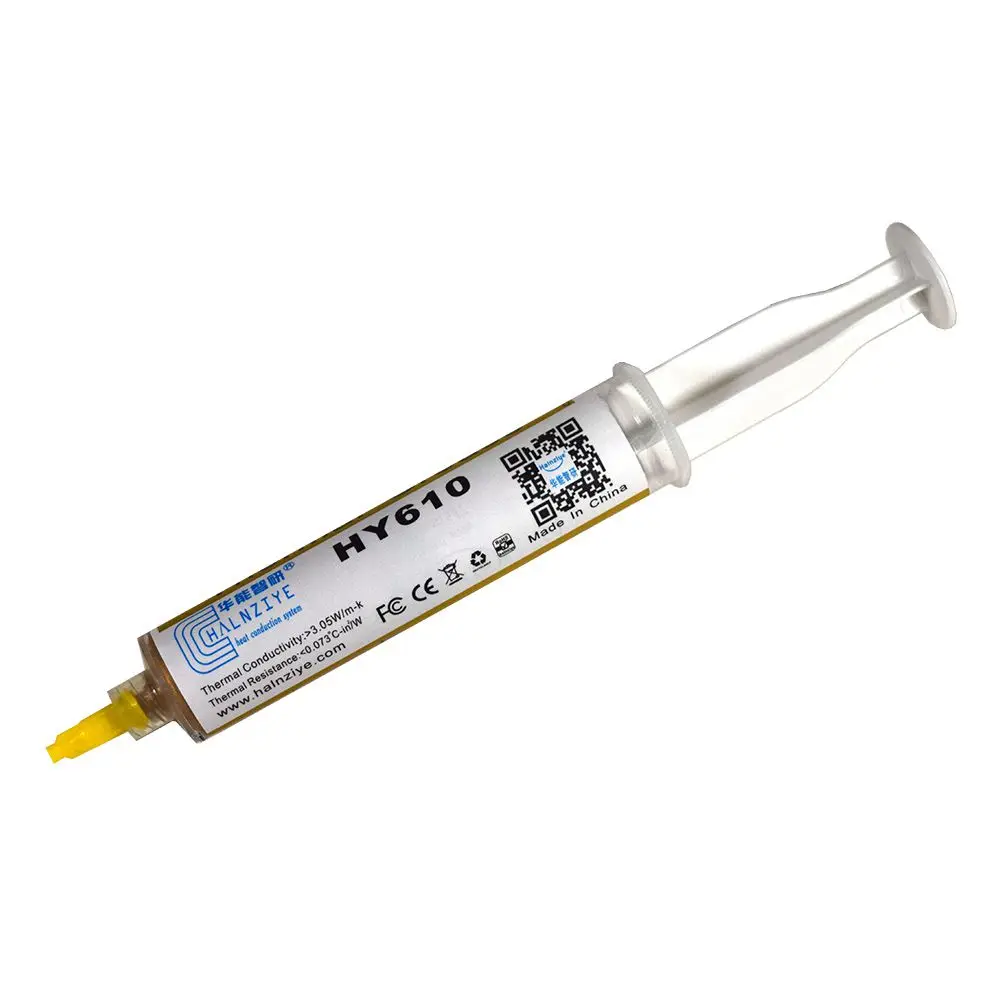 

HY610 20g Golden Thermal Conductive Grease Paste For CPU GPU VGA Chipset Cooling