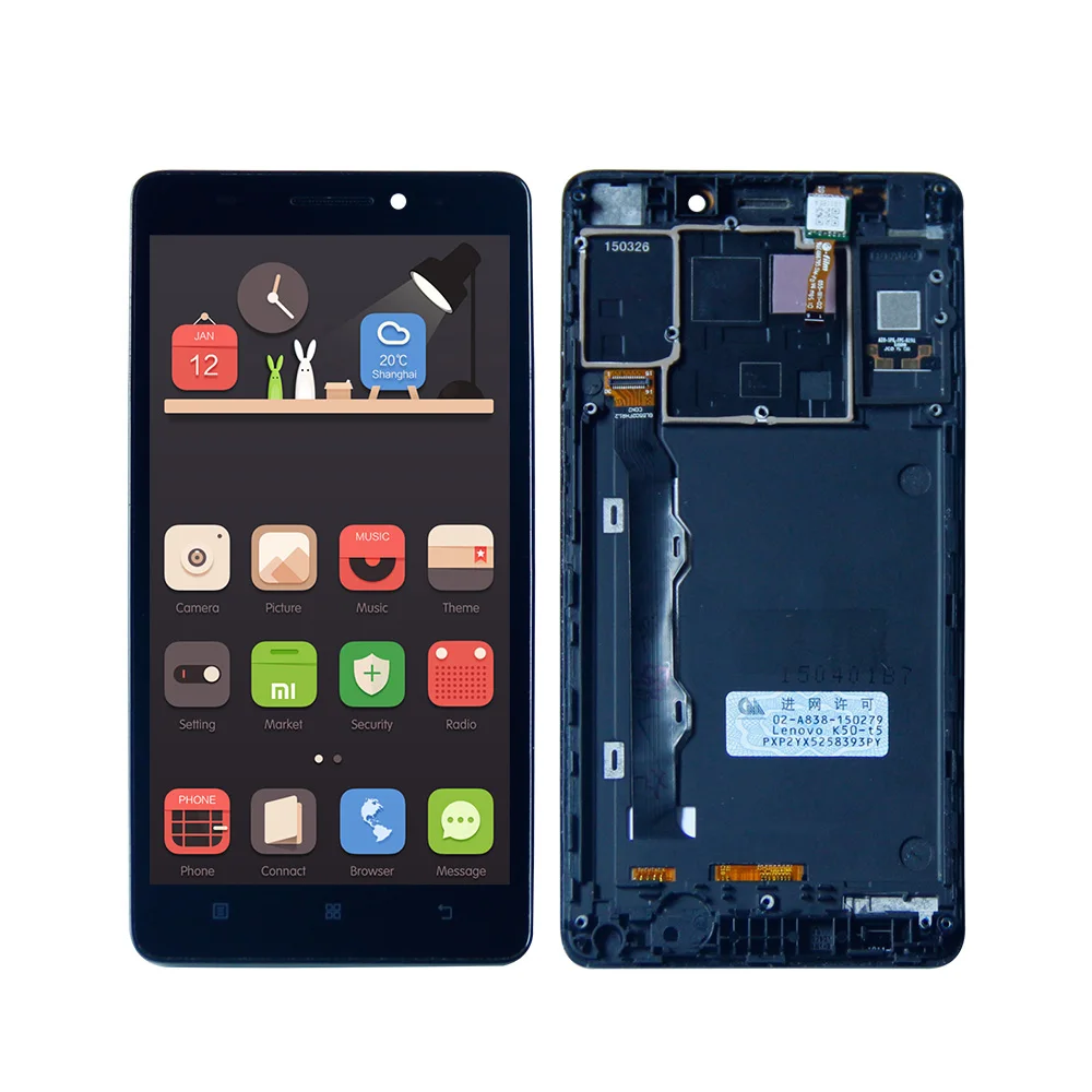 Для 5 &quotLenovo K3 Примечание K50 T5 T3S ЖК дисплей Сенсорная панель экрана планшета