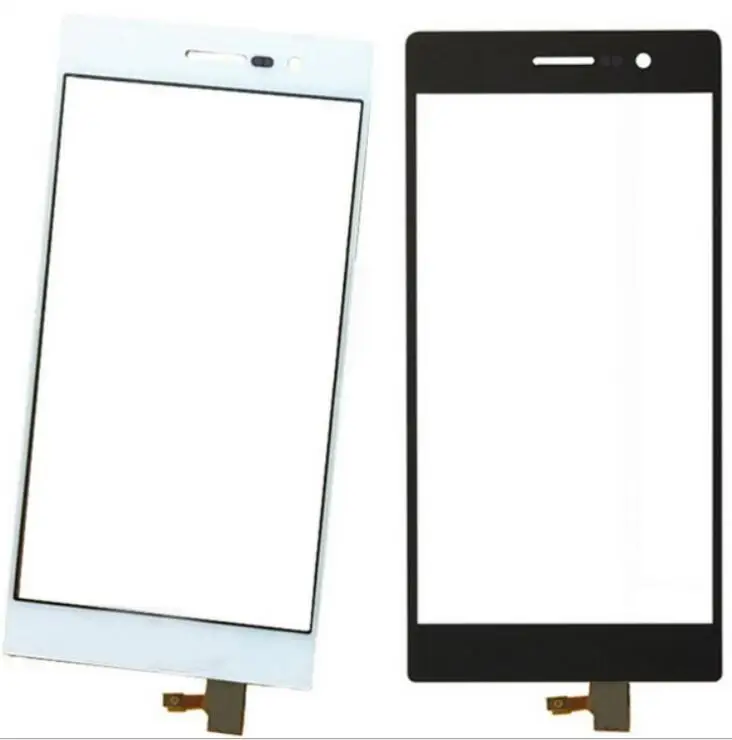 100% Протестировано для Huawei P7 LCD сенсорный экран Переднее стекло сенсор дигитайзер