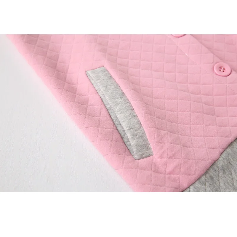 casual women men homewear autumn thicker warm cotton Pyjamas oversize sleepwear sporting style long sleeve tops raglan coat