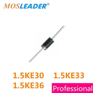 Mosleader DIP TVS DO201 1000PCS 1.5KE30 1.5KE33 1.5KE36 1.5KE30A 1.5KE33A 1.5KE36A 1.5KE30CA 1.5KE33CA 1.5KE36CA