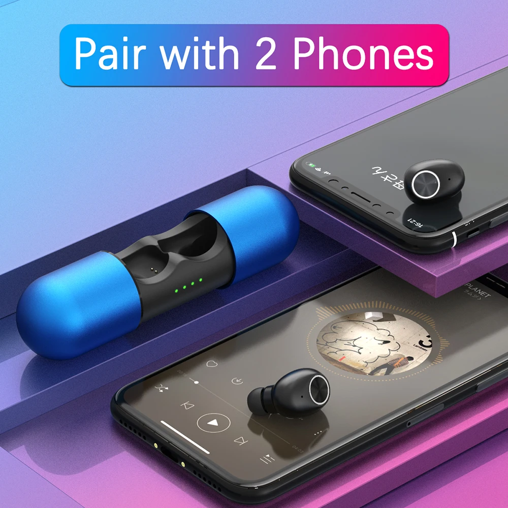WELTEAYO V8 наушники вкладыши TWS Bluetooth 5 0 скраб капсулы Беспроводной спортивные