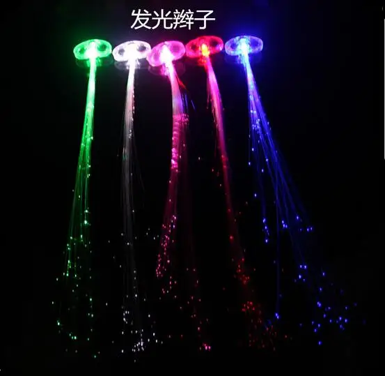 600 шт. DHL светодиодный светильник для волос излучающий волоконно оптический