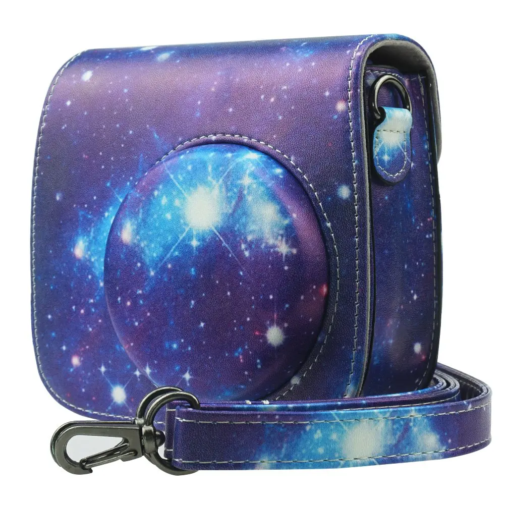 Пленка для Instax Mini 9 из искусственной кожи Камера чехол сумка для фотоаппарата моментальной печати Fujifilm Instax Mini 8/9 пленка глянцевая фотобумага для Камера с плечевым ремнем защитная сумка