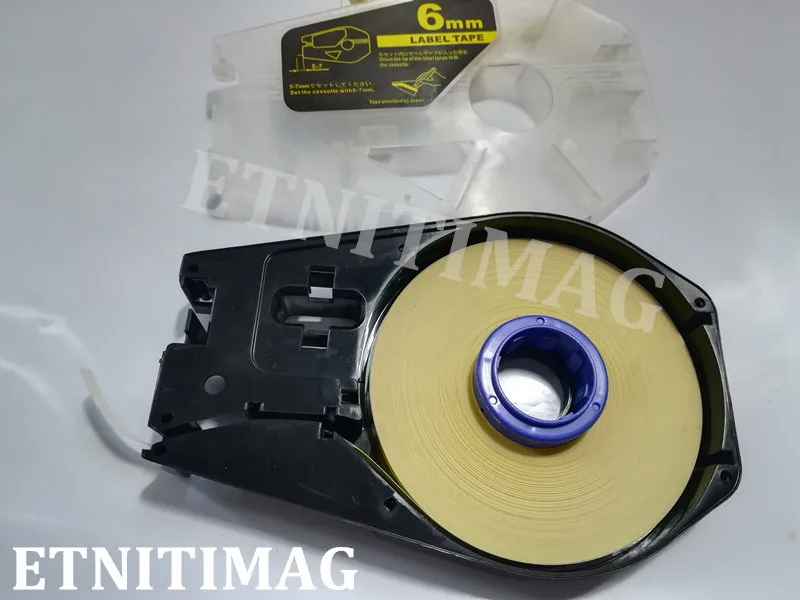 Label Tapes Core tm-1112y 9mm x 30m (White Or Yellow)For Cable ID Printer Tube Mk1000 Mk2000 Mk1100 Mk2100 Mk1500 Mk2500 | Компьютеры и