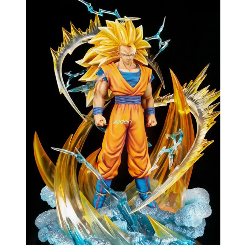 2" Dragon Ball статуя Сон Гоку бюст Супер Saiyan полная длина портрет Kakarotto анимационная фигурка GK Коллекционная модель 50 см B788
