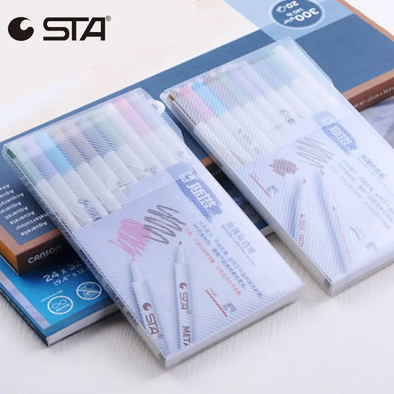 STA 6/10 Цвет Книги по искусству маркеры из металла ручка для DIY Фотоальбом Подпись