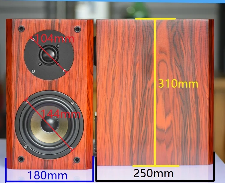 HIFIDIY LIVE 5 дюймов HIFI 2,0 книжная полка звуковая коробка 50 Вт* 2 домашний передний домашний кинотеатр вокруг DIY пассивные аудио колонки Q5