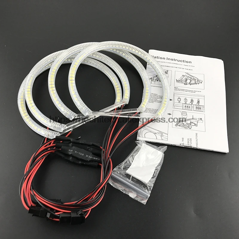 HochiTech белый гало светильник автомобиля smd светодиодный ангельские глаза кольцо