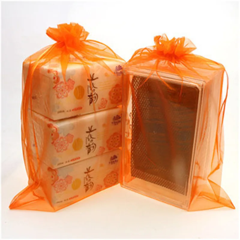 50 Pcs large Organza Bags Wedding Decoration Candy Favor Packaging Pouch Gift Bag Lot Silk Party Tulle Pouches 7z 30x40cm | Дом и сад